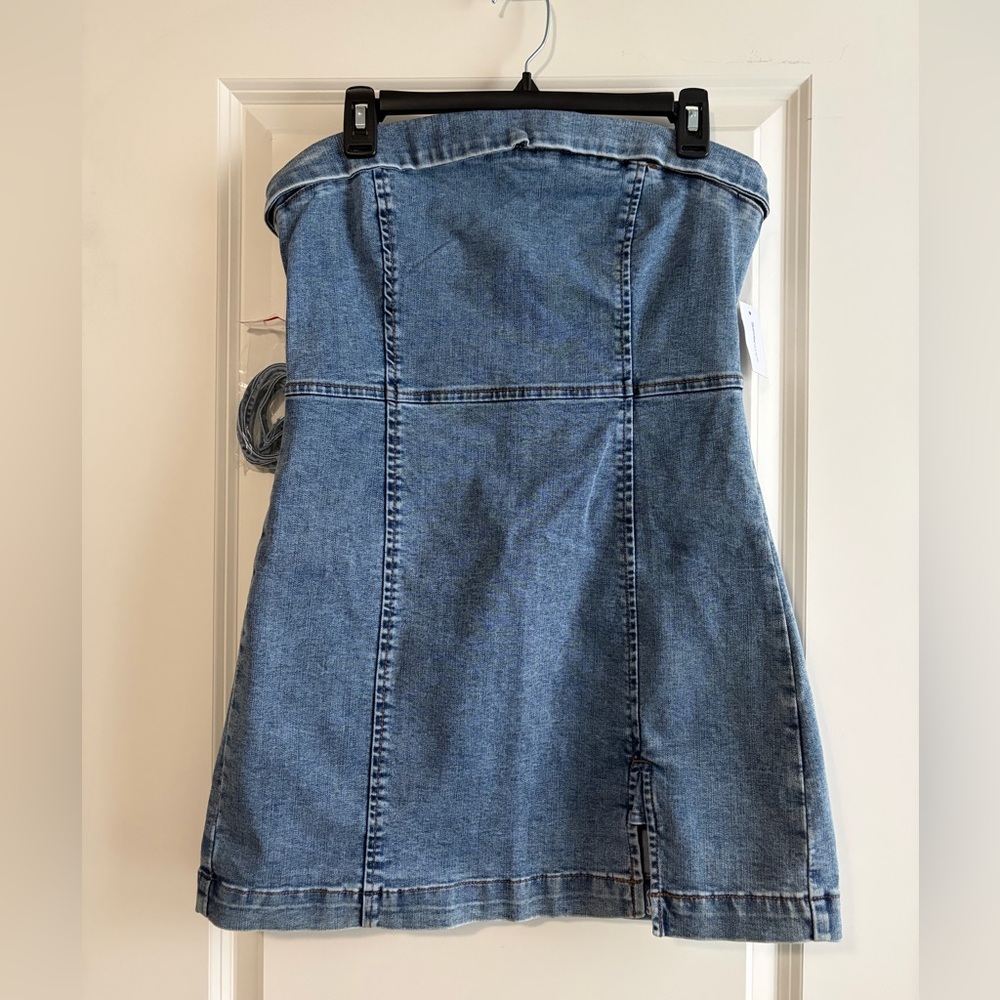 Bluenotes Denim Strapless Dress